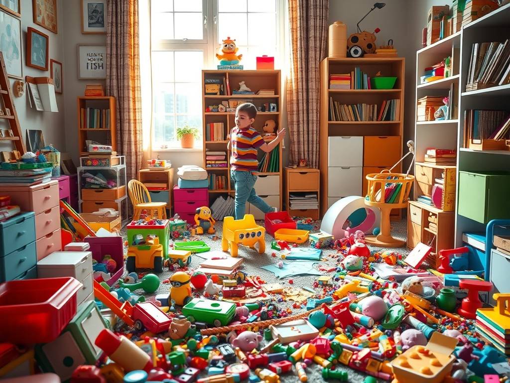 Bałagan po zabawie z dziećmi: jak szybko i skutecznie przywrócić porządek bez stresu