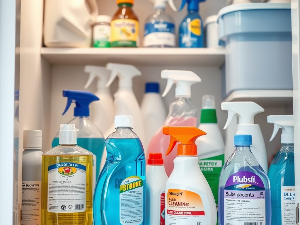Przechowywanie środków czystości: jak zorganizować bezpieczne i funkcjonalne zaplecze sprzątania